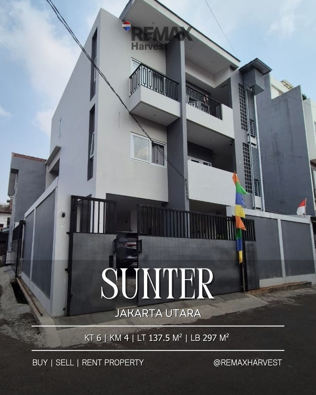 Rumah Bagus Posisi Hoek Sunter
